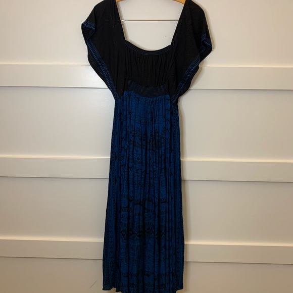 NWT Free People Maxi Boho square neck dress - Picture 8 of 8